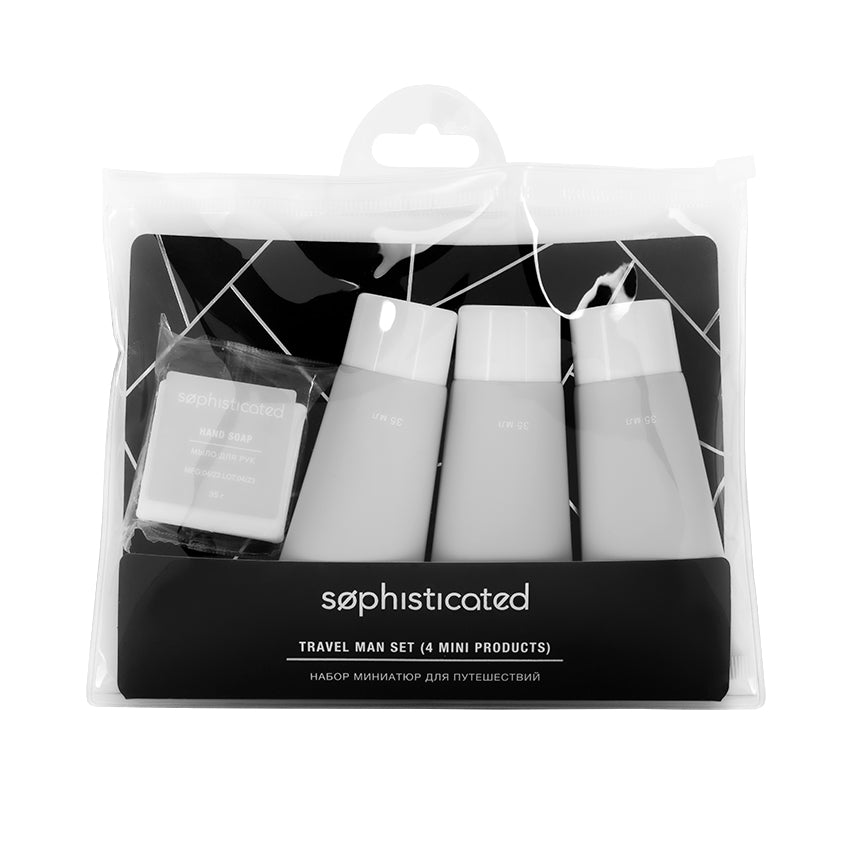 LETOILE TRAVEL SET (shower gel 35ml, shampoo 35ml, conditioner 35ml, hand soap 35g)