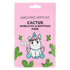 UNICORNS APPROVE يونيكورنز أبروف قناع وجه من القماش بخلاصة الصبار مرطب وملطف، 28 مل