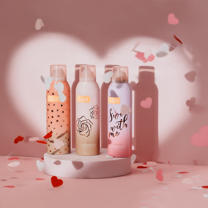 Cloudy shower foam Glazed rose Mea 200 ml