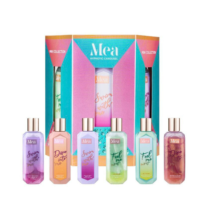 Body care kits Set 58 Mea Carousel blue Mesmerizing, 6 pcs * 100g