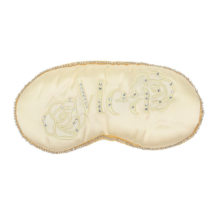 Sleeping mask Mea yellow, 2*13*23 cm