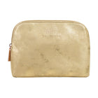 Cosmetic bag Mea velour gold, 8*24*19 cm