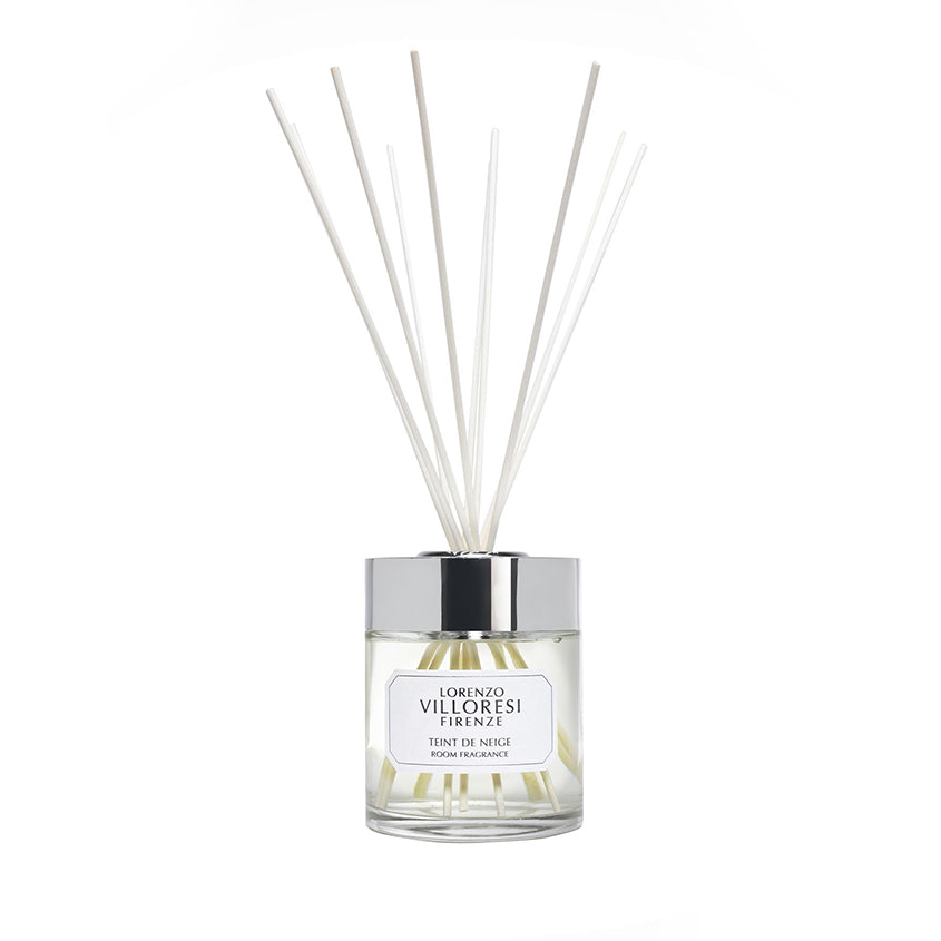 LORENZO VILLORESI SET (TEINT DE NEIGE ROOM FRAGRANCE 500 ML + 10 RATTAN STICKS)