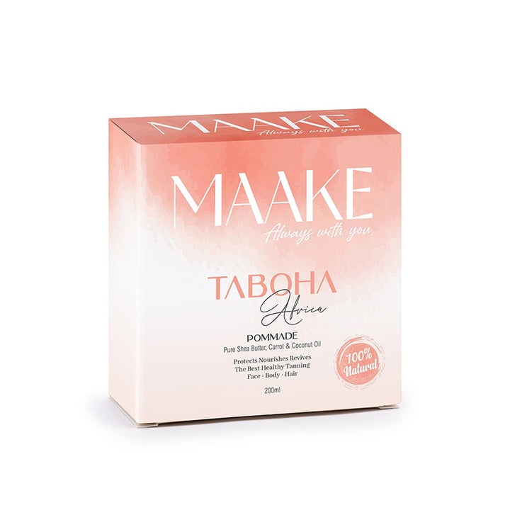 TABOHA AFRICA 3-IN-1 PURE SHEA BUTTER POMADE WITH CARROT OIL 200G