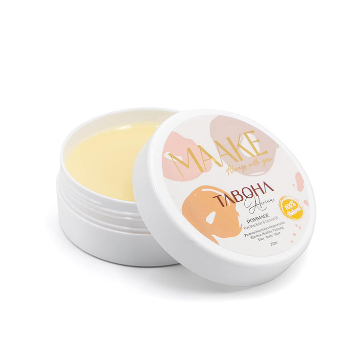 TABOHA AFRICA 3-IN-1 PURE SHEA BUTTER POMADE WITH COCONUT OIL 200G