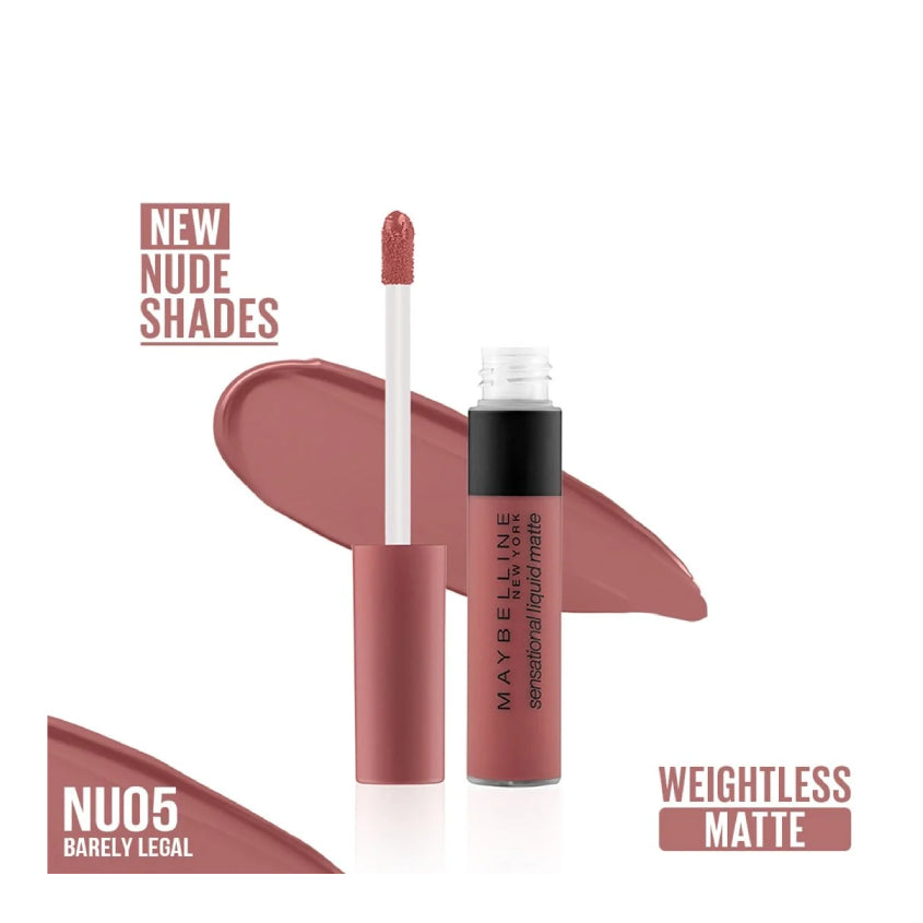 MAYBELLINE Sensational Liquid Matte Nude Lipstick