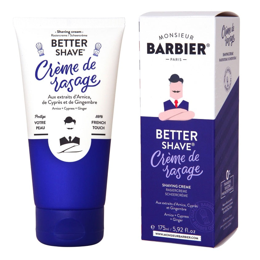 MONSIEUR BARBIER SHAVING CREAM BETTER SHAVE 175ML – free delivery
