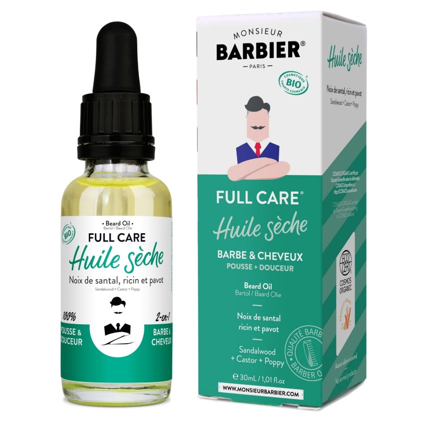 MONSIEUR BARBIER BEARD OIL FULL CARE 30ML – free delivery