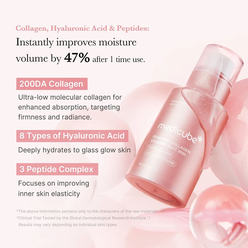MEDICUBE PDRN PINK EXOSOME SHOT SERUM 2000, 30 ML – photo 5