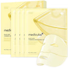MEDICUBE قناع جل لتفتيح البشرة بحمض الكوجيك والكركم، 4 قطع