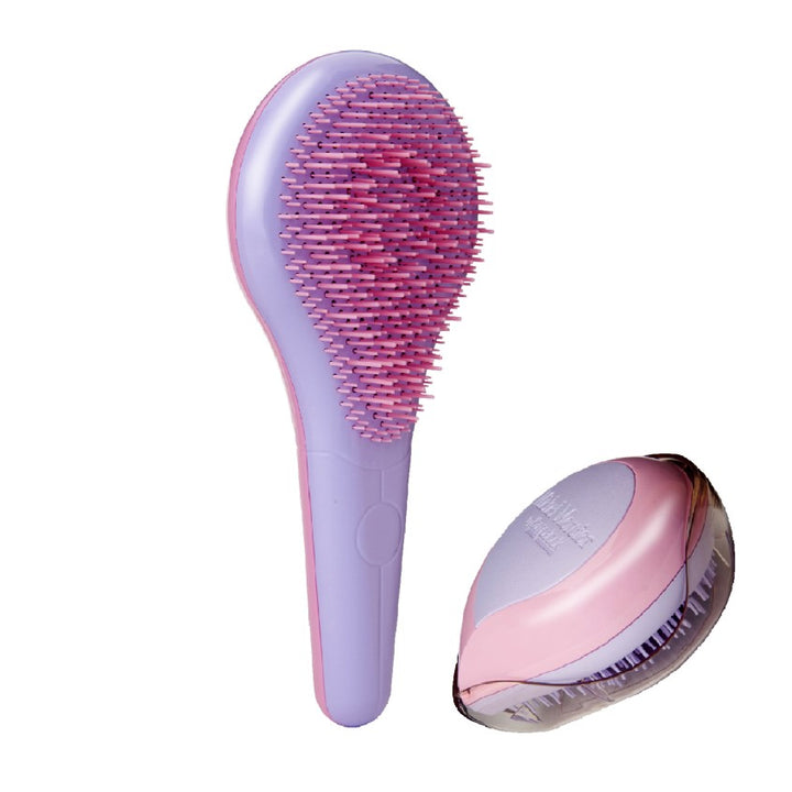 Hair brushes PINK PASTEL SET (HOME & TRAVEL DETANGLER FINE HAIR)