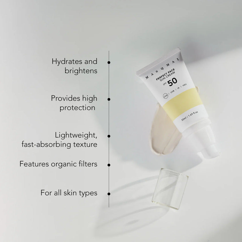 MASQMAI PERFECT SUN FACE CREAM SPF 50 50ML – buy online