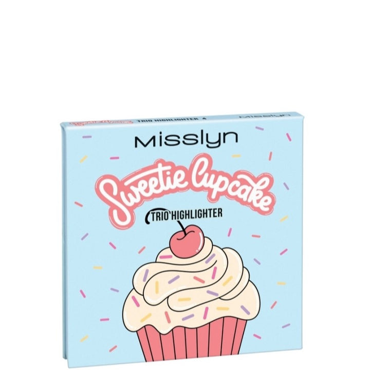 SWEETIE CUPCAKE TRIO HIGHLIGHTER 4 SUGAR RUSH 8G