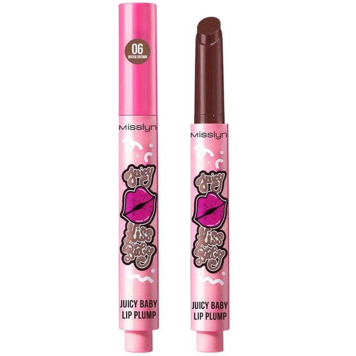 JUICY KISS BABY JUICY BABY LIP PLUMP 06 WARM BROWN 2G