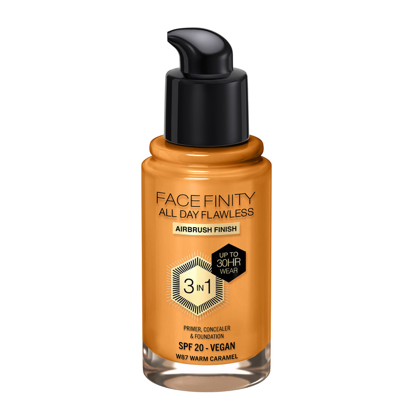 MAX FACTOR FACEFINITY FOUNDATION WARM CARAMEL W87
