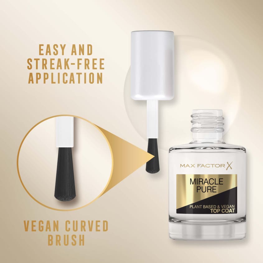 MAX FACTOR طلاء أظافر ميراكل بيور للعناية العلوية – شراء أونلاين