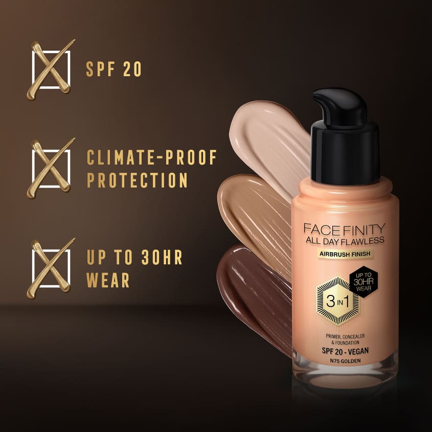 Facefinity All Day Flawless 3 in 1 Foundation