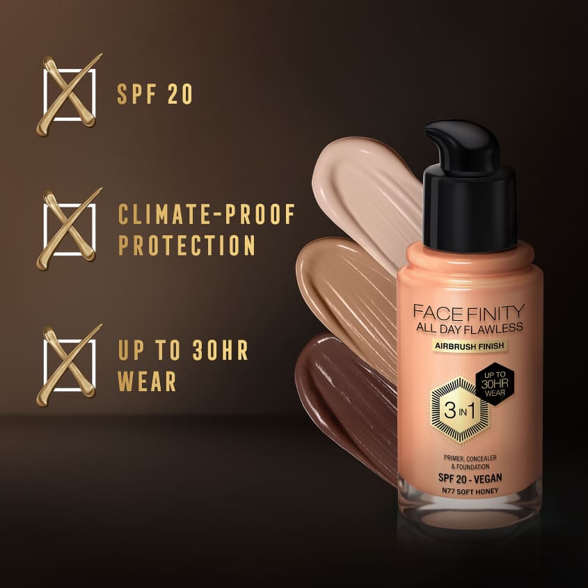 Facefinity All Day Flawless 3 in 1 Foundation