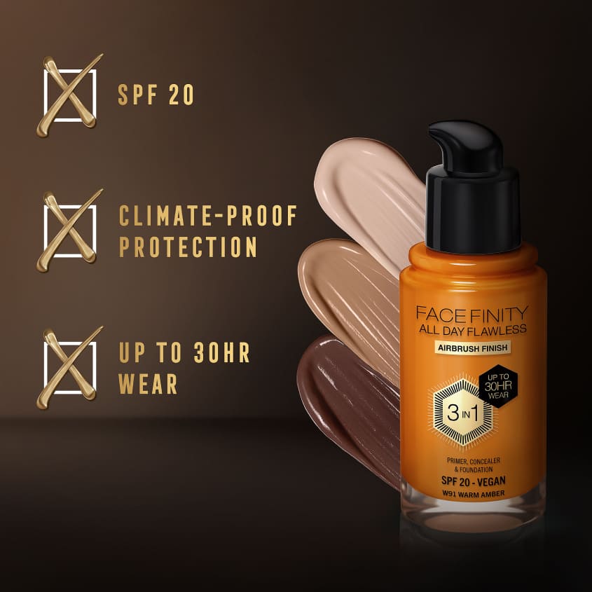 Facefinity All Day Flawless 3 in 1 Foundation