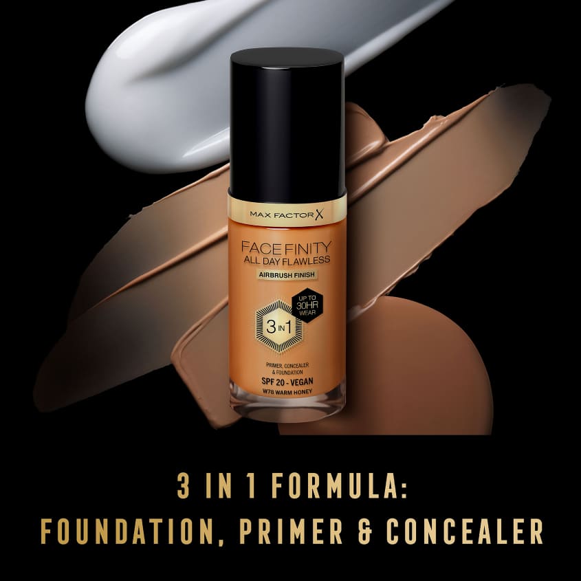 كريم أساس Facefinity All Day Flawless 3 في 1