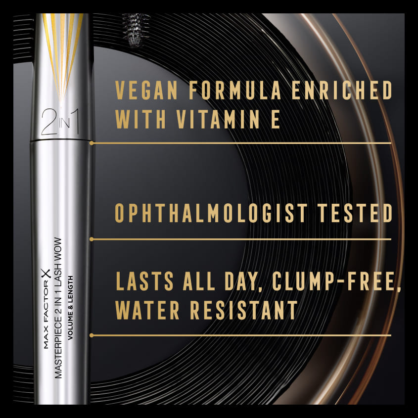 Masterpiece 2 in 1 Lash Wow Mascara Black