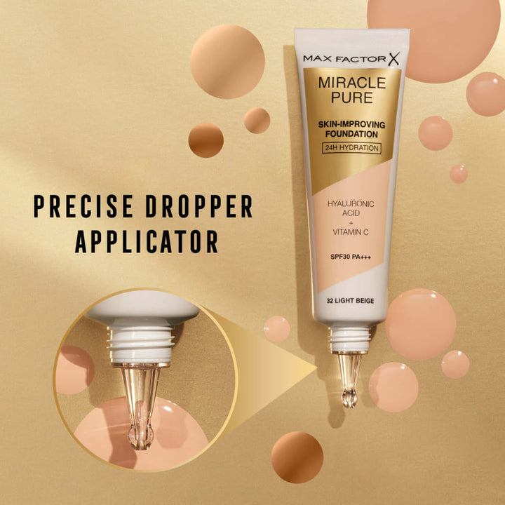 MF Miracle Pure Foundation 80 Fair