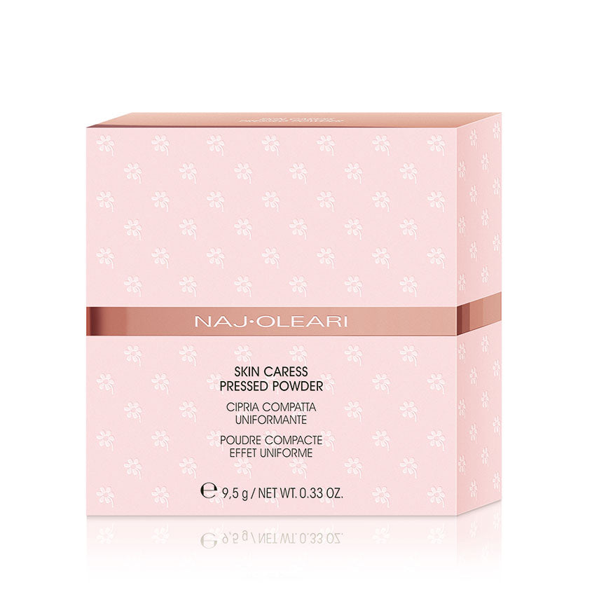 NAJ-OLEARI Skin caress pressed powder (02,Rosa pesca) – توصيل مجاني