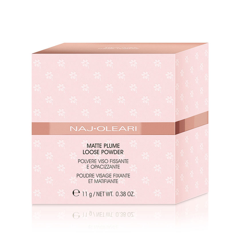 NAJ-OLEARI Matte plume loose powder (01,Trasparente) – صورة 6