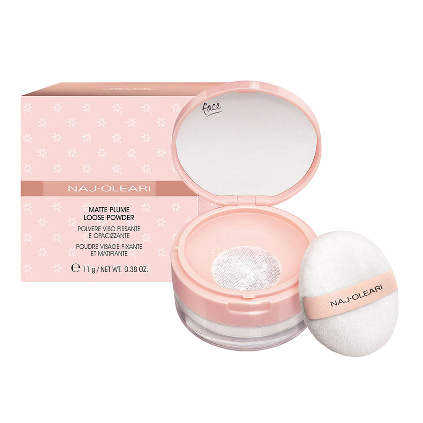 NAJ-OLEARI Matte plume loose powder (01,Trasparente)