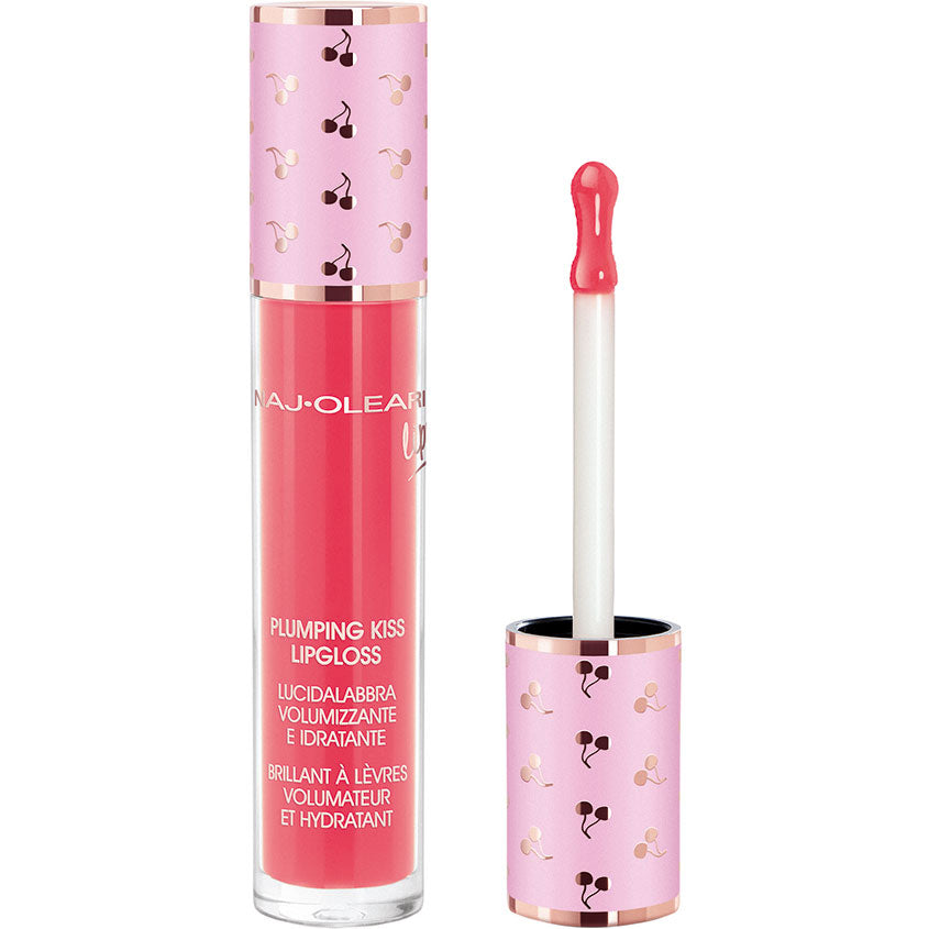 NAJ-OLEARI Plumping kiss lipgloss (10,Rosa fenicottero) – شراء أونلاين