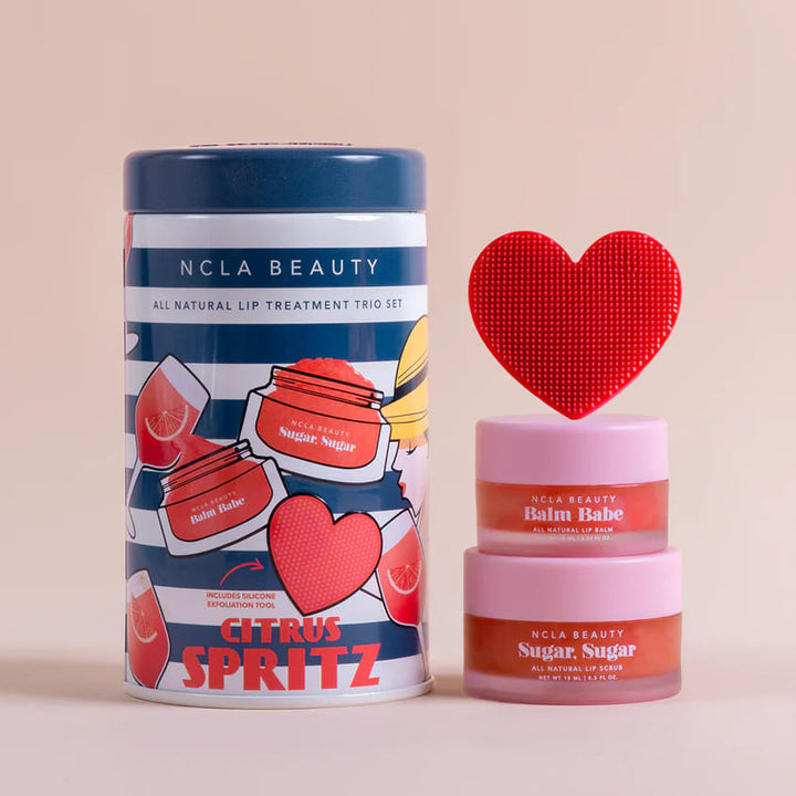 Citrus Spritz Lip Care Set + Lip Scrubber