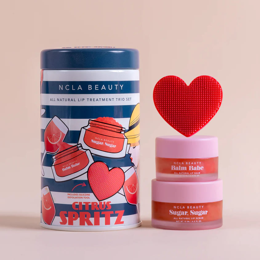 NCLA BEAUTY مجموعة العناية بالشفاه مع مقشر الشفاه بالحمضيات – شراء أونلاين