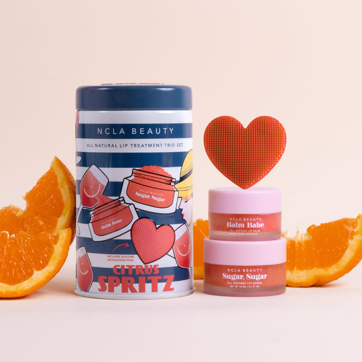 Citrus Spritz Lip Care Set + Lip Scrubber
