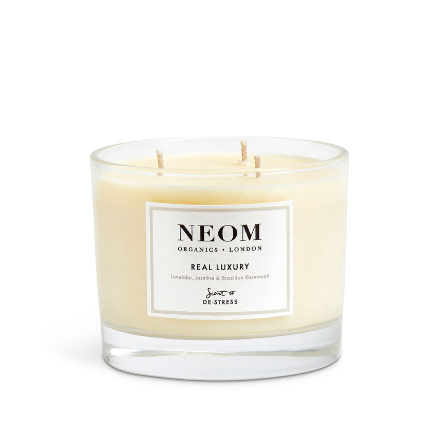 Scented Candle 3 Wicks Real Luxury Scent To De-Stress