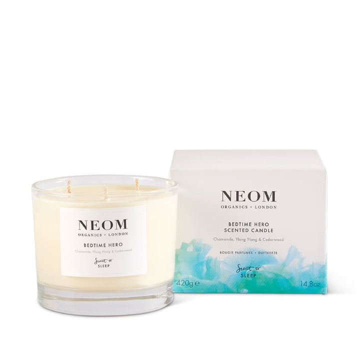 شمعة معطرة بثلاث فتائل من Bedtime Hero Sleep Scent To Sleep