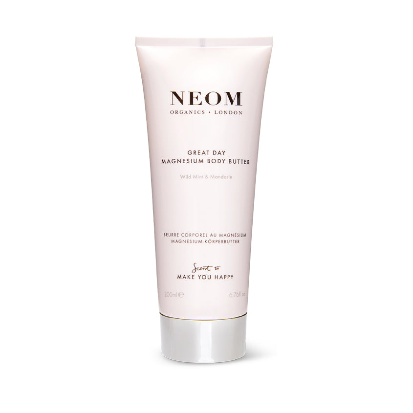 NEOM ORGANICS زبدة الجسم المغنيسيوم رائحة رائعة ليومك لتجعلك سعيدًا – متجر إلكتروني