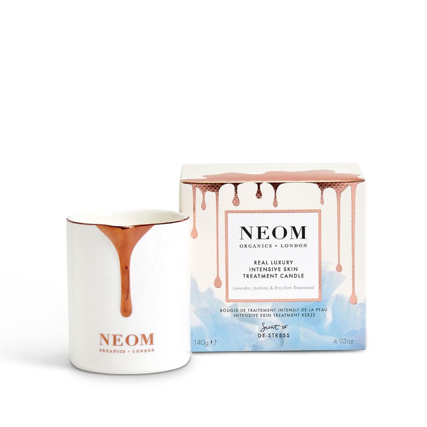 NEOM ORGANICS نيوم أورجانيكس إنسنتيف سكين تريتمنت كاندل ريال لكشري سنت تو دي-ستريس، 140 جرام
