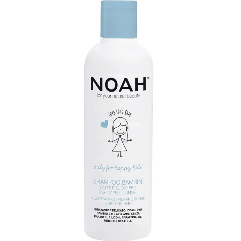 NOAH FOR YOUR NATURAL BEAUTY نواه فور يور ناتشورال بيوتي: شامبو للأطفال للشعر الطويل، 250 مل