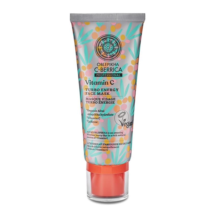 NATURA SIBERICA OBLEPIKHA C-BERRICA. TURBO ENERGY FACE MASK, 100 ML – buy online