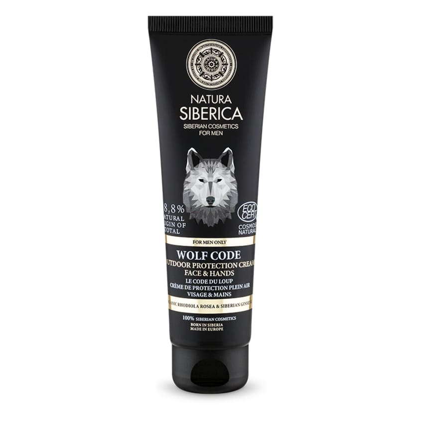 NATURA SIBERICA NS MEN OUTDOOR PROTECTION CREAM FACE & HANDS WOLF CODE, 80 ML – buy online