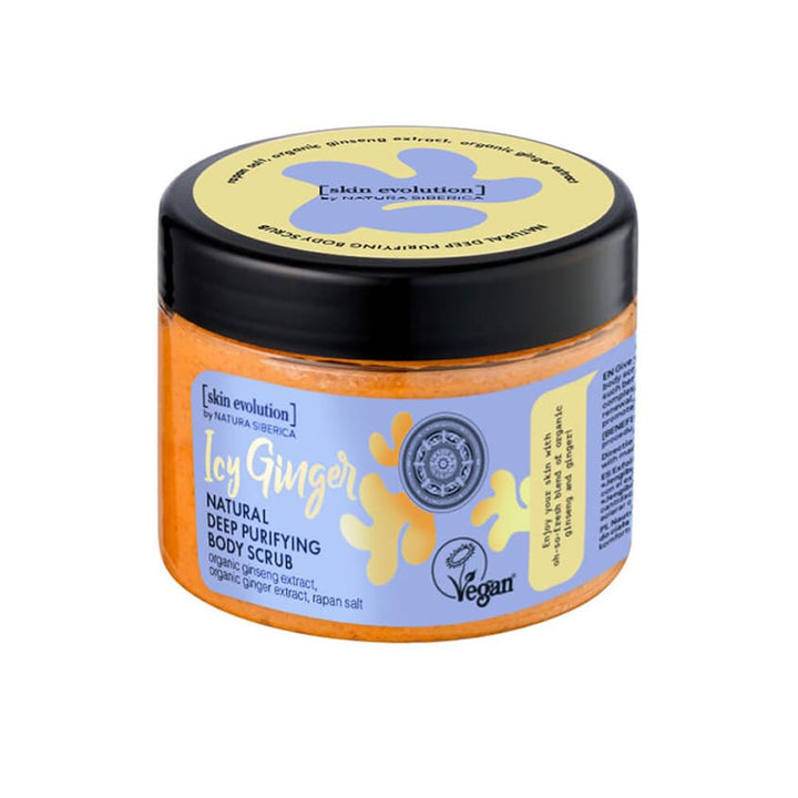 Body scrubs and peels NS. Skin Evolution. Natural Deep Purifying Body Scrub ICY GINGER, 300 ml