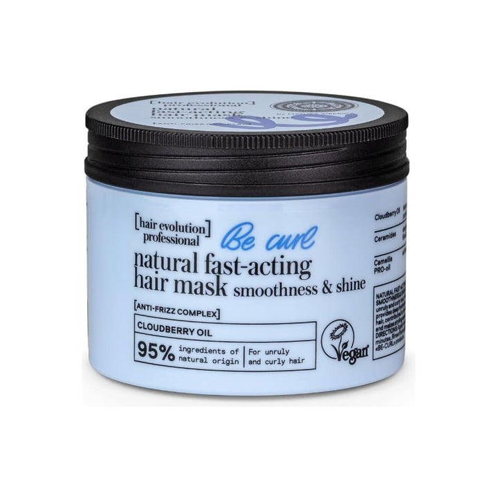 Hair masks HAIR EVOLUTION. NATURAL FAST-ACTING HAIR MASK BE-CURL SMOOTHNESS AND SHINE, 150 ML