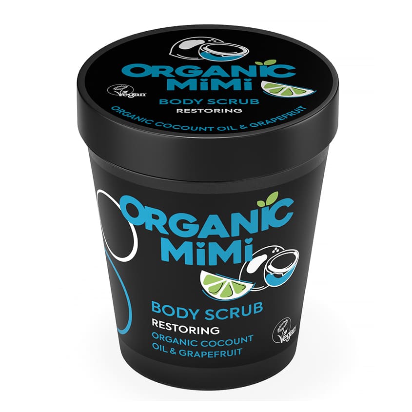 ORGANIC MIMI Restoring Cocount & Grapefruit Body Scrub