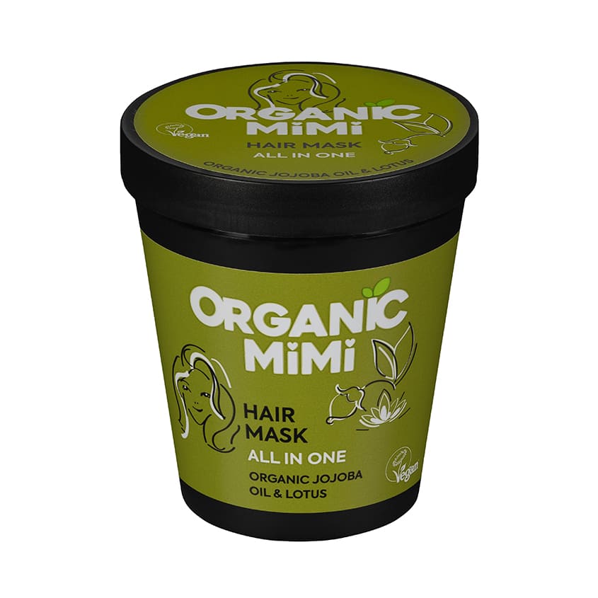 ORGANIC MIMI All In One Jojoba And Lotus Hair Mask