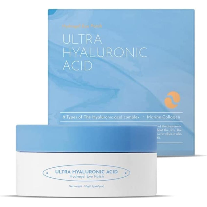 Facial skincare products SET (ULTRA HYALURONIC ACID EYE PATCH 1.5G*60)