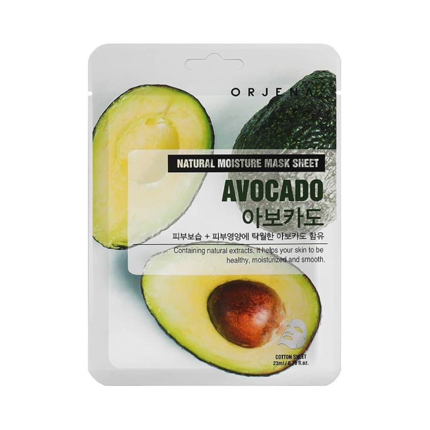 ORJENA NATURAL MOISTURE MASK SHEET AVOCADO 23ML