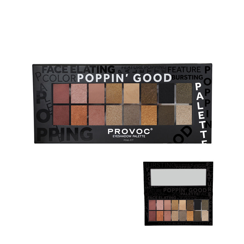 PROVOC EYESHADOW PALETTE PINK-FIT 16 SQUARES 24G