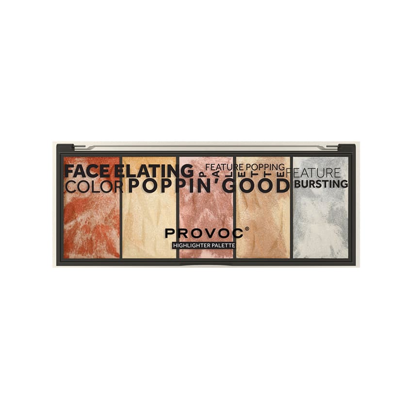 PROVOC HIGHLIGHTER PALETTE 5 RECTANGLES 32G