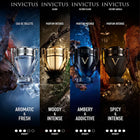 RABANNE باكو رابان إنفيكتوس فيكتوري إليكسير، إيو دو بارفوم غني، سبراي 100 مل