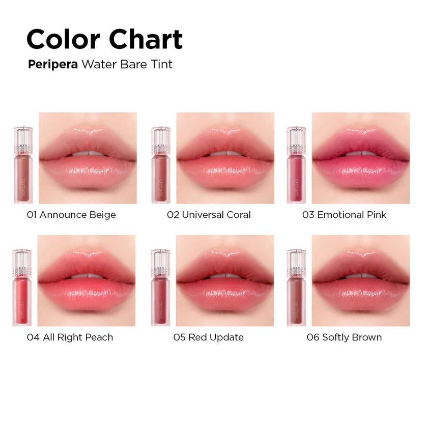 PERIPERA WATER BARE TINT 004 ALL RIGHT PEACH 3,7G – free delivery